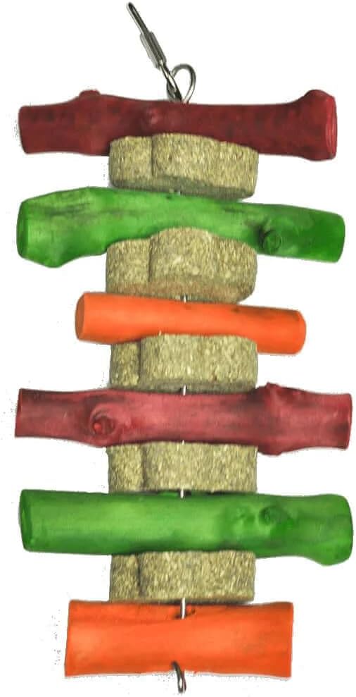 A&E Cage Company 52401431: Toy Nibble Circle Hay Color