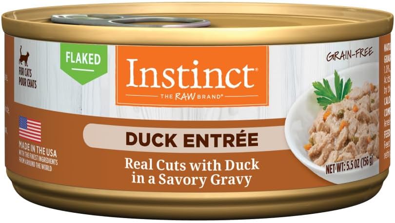 Instinct Flaked Entrée Wet Canned Cat Food Duck
