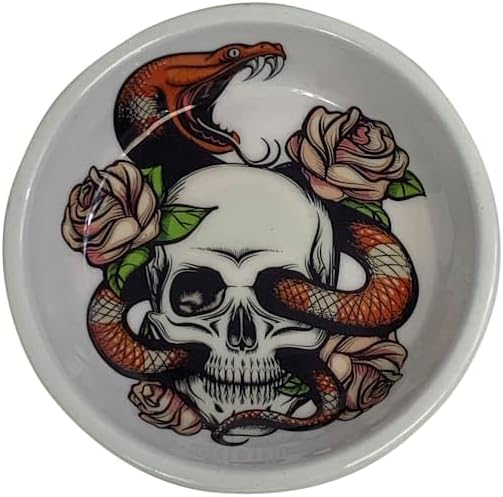 Multi Pet 48593243: Komodo Skull & Snake Bowl, 15Cm
