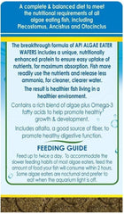 API Algae Eater Pea Protein Natural Pre-Biotic Algae Wafer with spirulina for Algae Eating Fish
