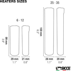 Sicce 6W Jolly Preset Small Submersible Aquarium Heater, Constant Temperature, Betta Fish Tank Heater Set to 77℉ for 1-2 Gallons Freshwater & Saltwater Tanks