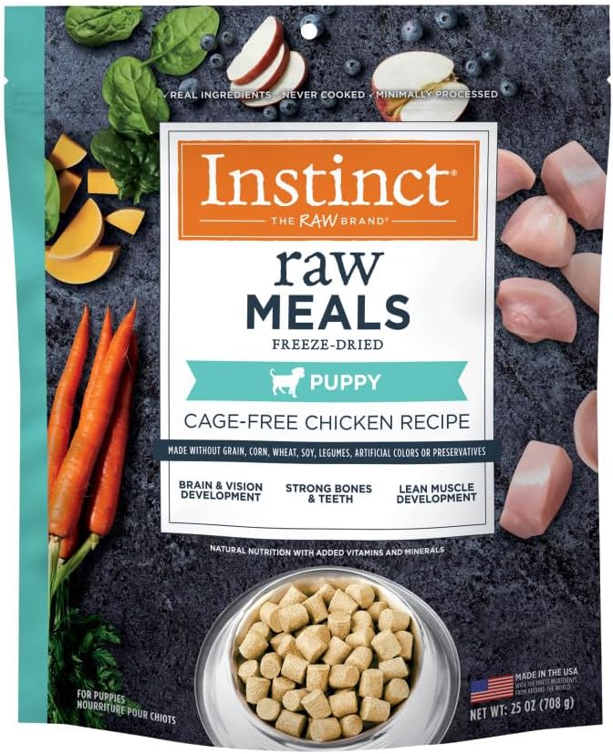 Instinct Raw Meals Freeze-Dried Puppy Chicken Dog Food