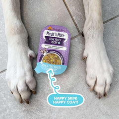 Weruva Meals 'n More Natural Wet Dog Food, Steak Frites Dinner Plus Skin & Coat Health (Pack of 12)