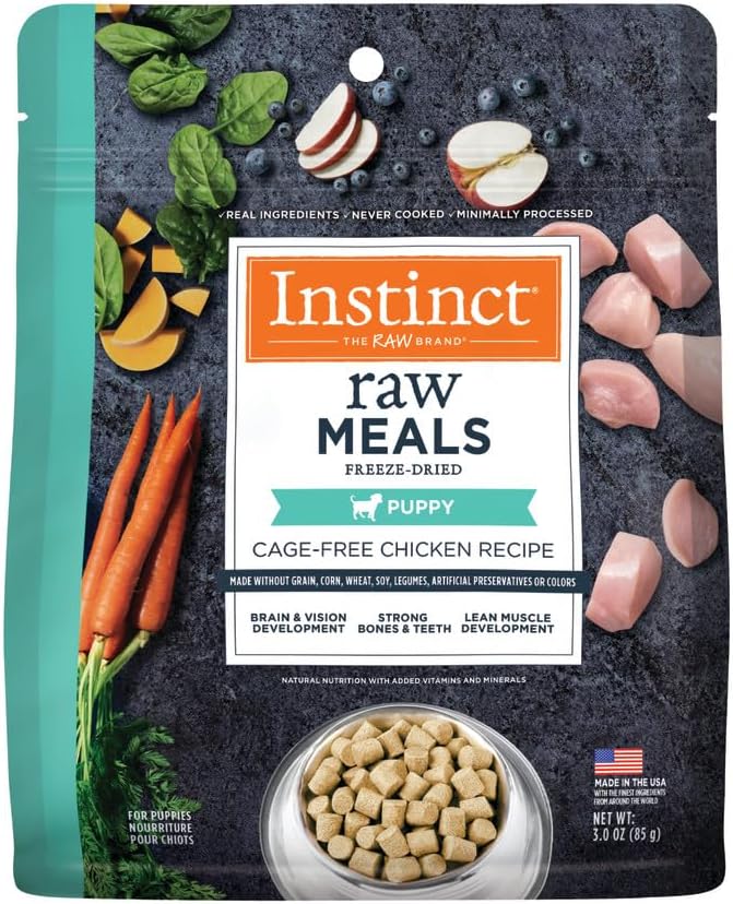 Instinct Raw Meals Freeze-Dried Puppy Chicken Dog Food