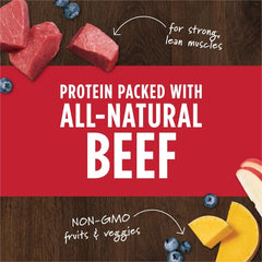 Instinct Raw Boost Mixers, Freeze Dried Dog Food Topper, Grain Free Recipe - All Natural Beef