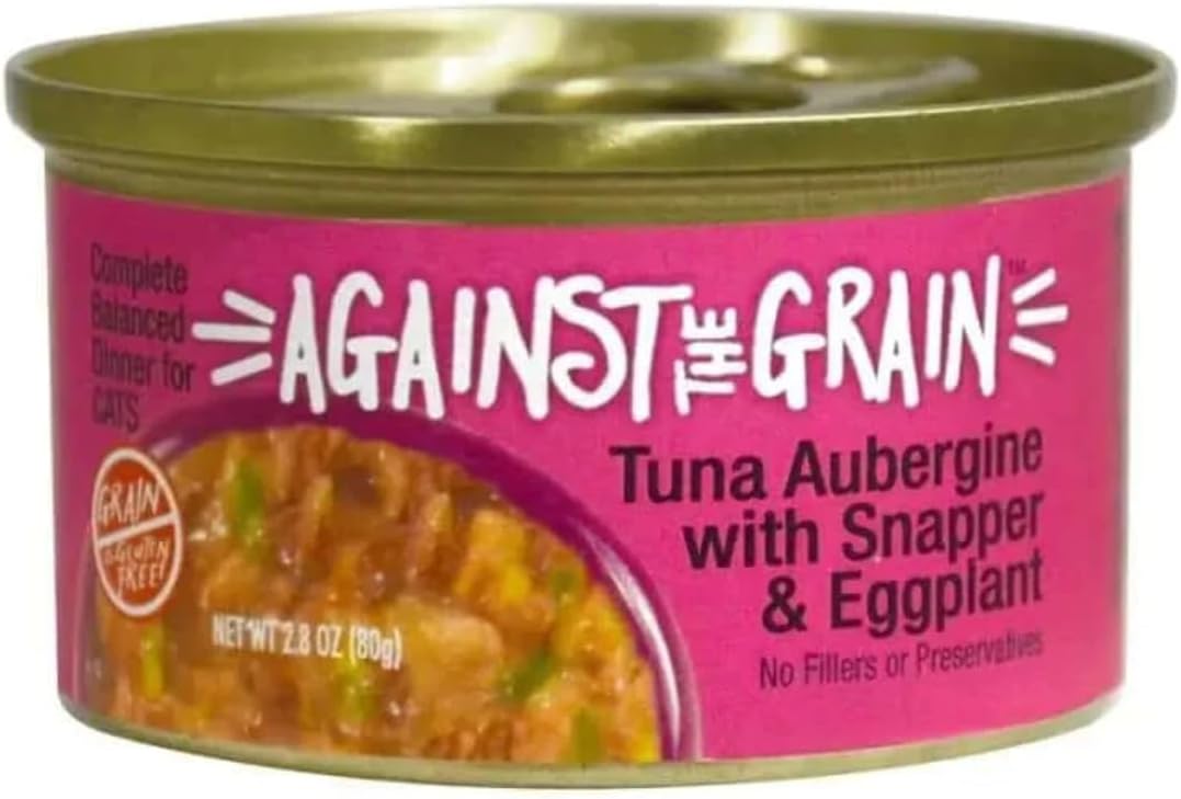 Against The Grain Farmers Market Grain Free Tuna Aubergine with Snapper & Eggplant Canned Cat Food