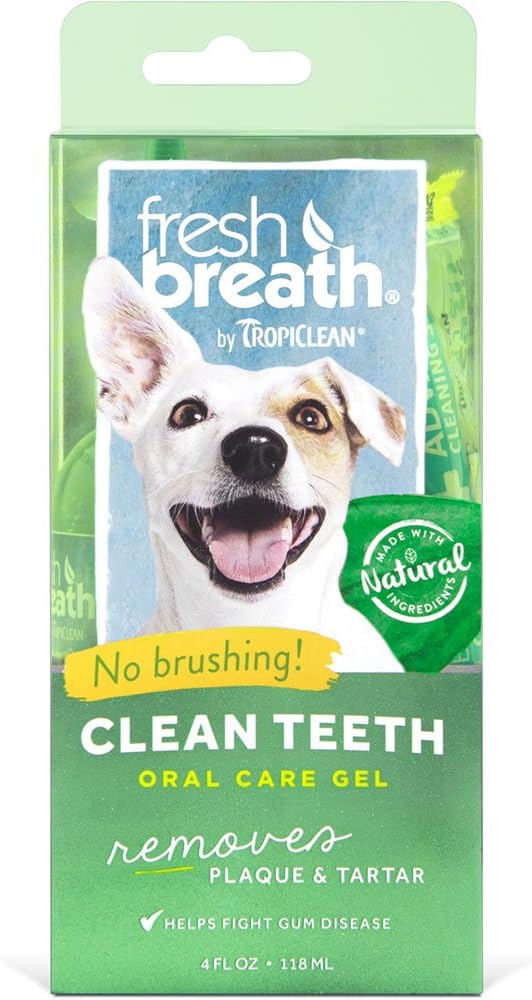 TropiClean Fresh Breath Clean Teeth Oral Care Gel