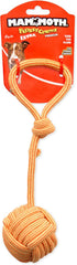 Mammoth Pet Products Extra Flossy Chew Monkey Fist Tug w/Loop Handle Dog Toy
