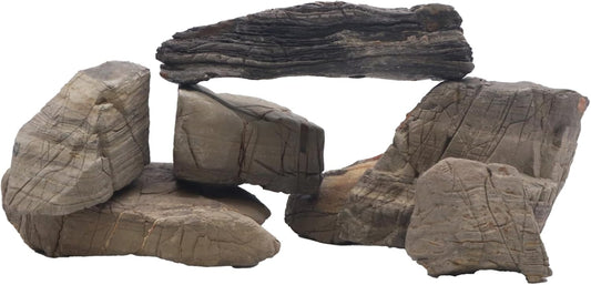 CaribSea Elephant Skin - 25 lb Box - Natural Aquascaping Substrate for Freshwater Tanks, Promotes Healthy Aquatic Environments & Stunning Landscapes