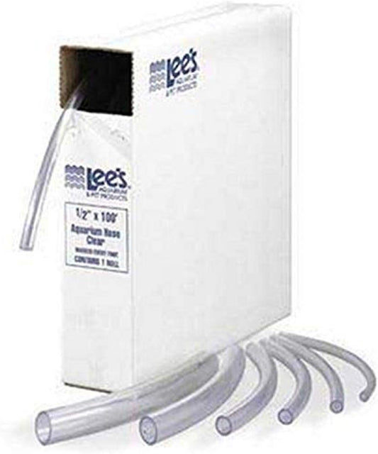 Lee's Flex Aquarium Tubing, Clear, 1-Inch by 50-Foot, Slip-Fit