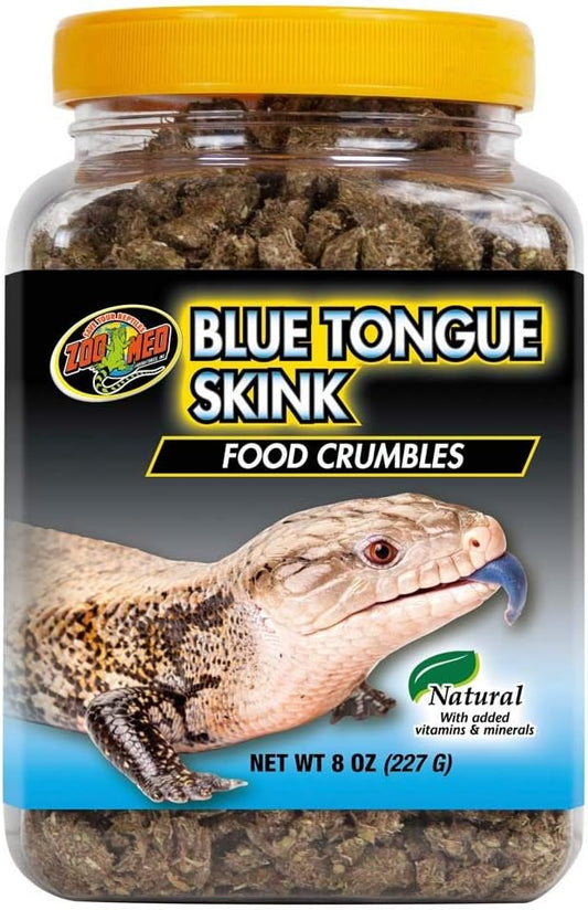 Zoo Med Food Crumbles for Blue Tongue Skink 8 oz