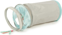 SmartyKat Fringe Frenzy Crinkle Activity Tunnel Cat Toy, Expands to 20" - Randomly Selected Color, One Size