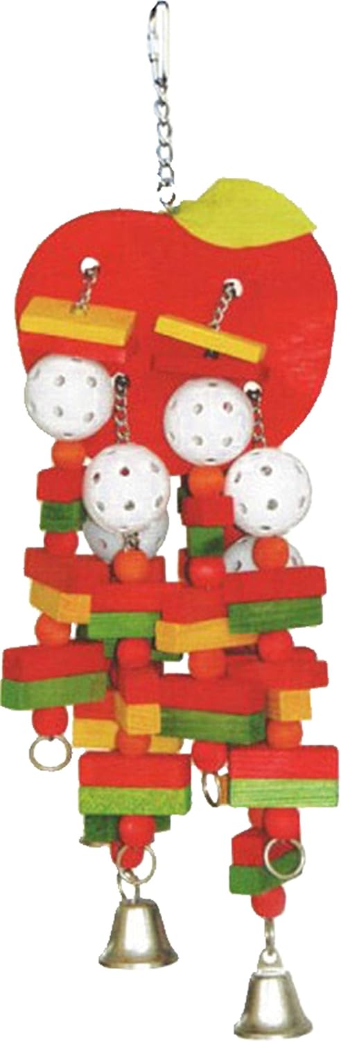 WOODEN APPLE TOY LG HB01281 Hb Wooden Apple Toy