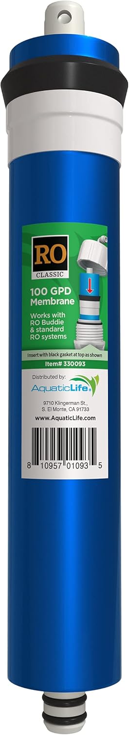 Aquatic Life 100 GPD Reverse Osmosis Membrane Filter