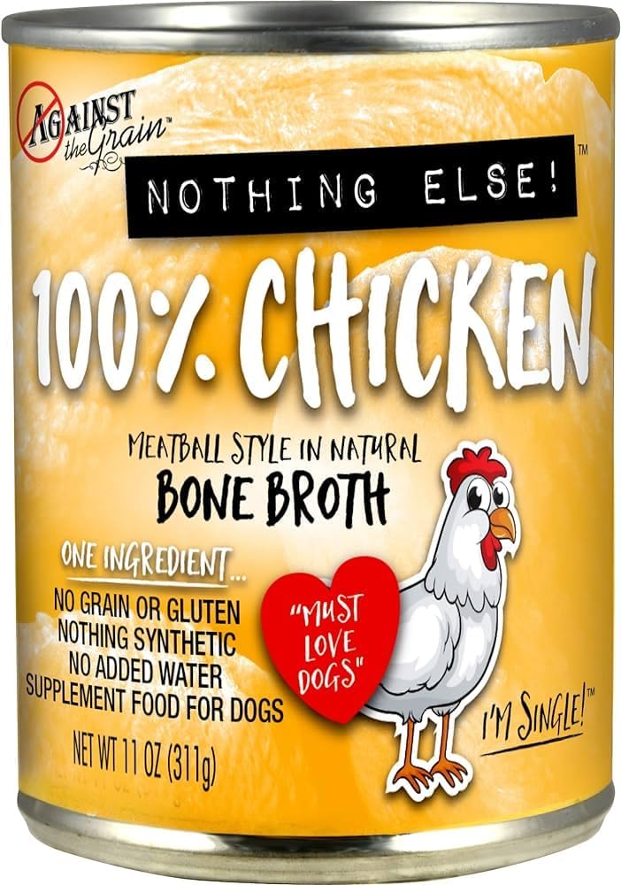 Against The Grain Nothing Else Grain Free One Ingredient 100% Chicken Canned Dog Food 12pk/11 oz