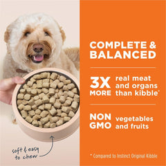 Instinct Freeze Dried Raw Meals, Natural Dry Dog Food, Grain Free - Real Beef, 25 oz. Bag