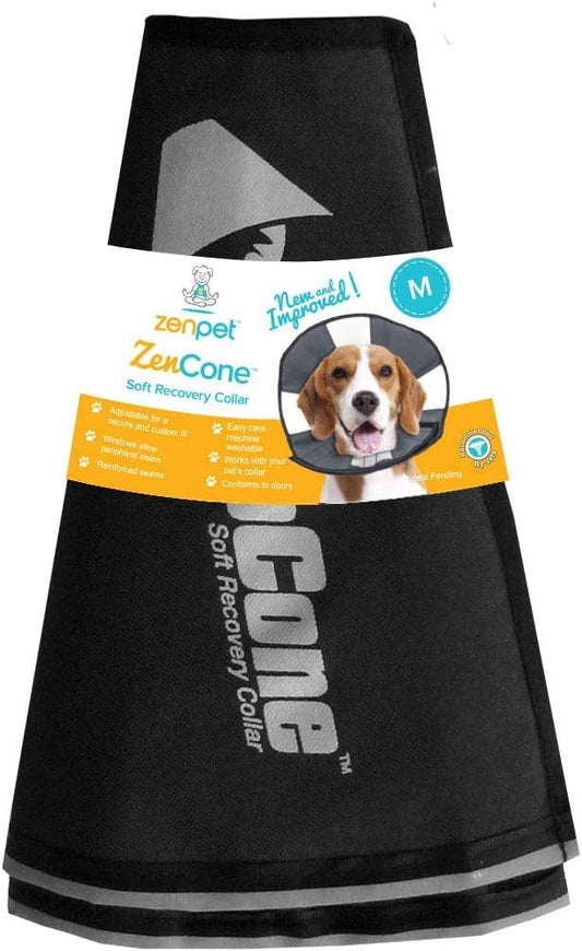 ZenPet Pet Recovery Cone E-Collar for Dogs and Cats