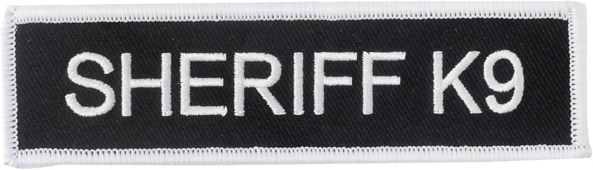 Boss Dog Tactical Hook-Backed Patch for Boss Boss Dog Tactical Harnesses, Sheriff K9