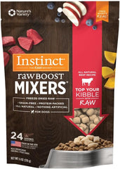 Instinct Raw Boost Mixers, Freeze Dried Dog Food Topper, Grain Free Recipe - All Natural Beef