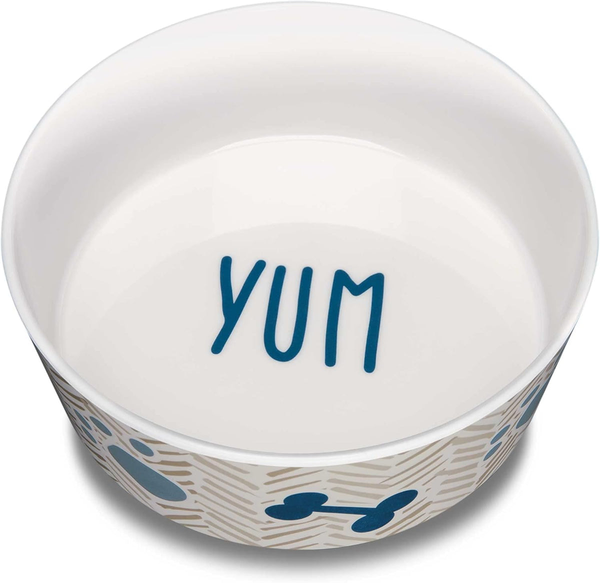 Loving Pets Dolce Moderno Yum Chevron Dog Bowl