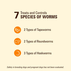 SENTRY PET Care SENTRY Worm X Plus 7 Way DeWormer Large Dogs (6 Count) Package May Vary