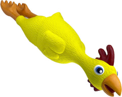 PetSport Naturflex  Chicken Latex Dog Chew Toy | All-Natural Soft, Squeaky, Non-Toxic Rubber Chew Toy | Safe for Indoor Play