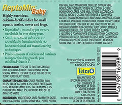 TetraFauna Tetra ReptoMin Baby Floating Food Sticks, 0.92-Oz (26g)