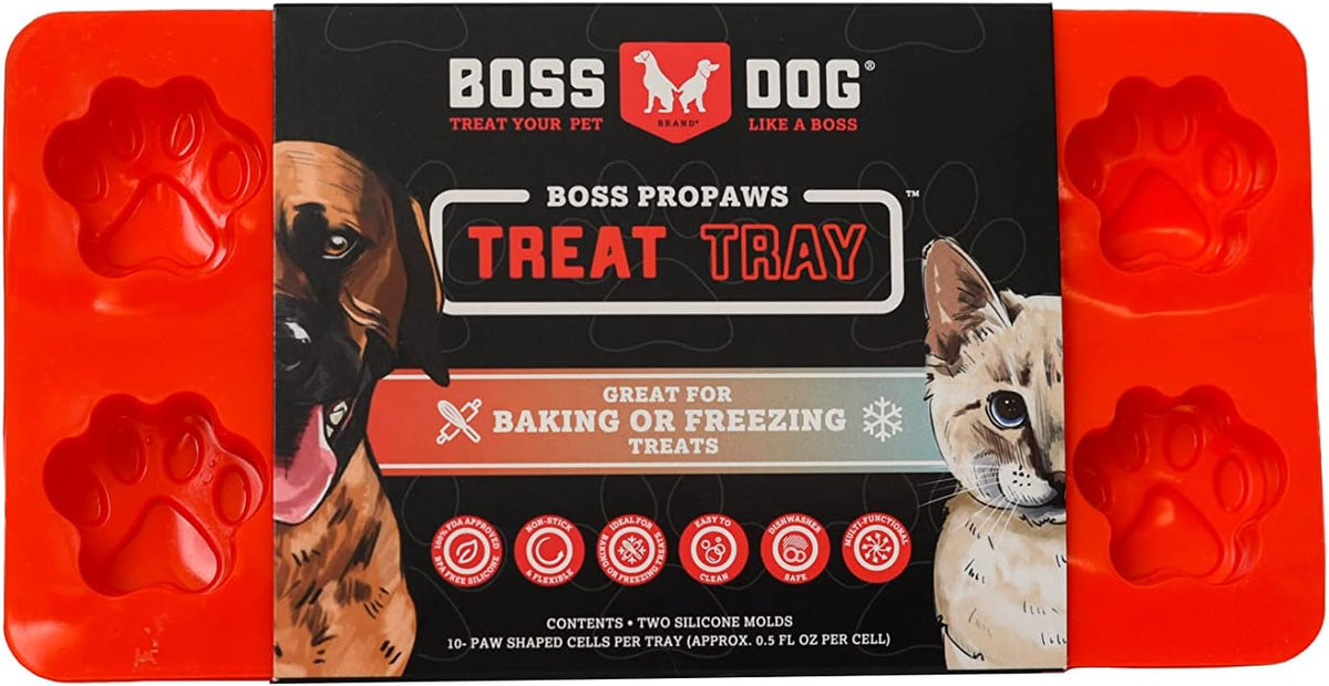 Boss Dog ProPaws Red Treat Tray 2 Pack