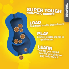 JW Tumble Teez Puzzler Treat Dispenser