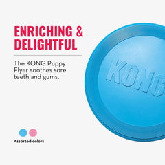 KONG Flyer Dog Toy – Puppy Assorted color