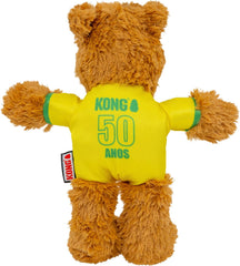 KONG Wild Knots Bear Soccer Player Dog Toy – Brazil Medium/Large