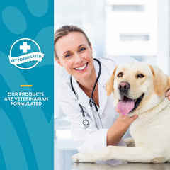 NaturVet Scoopables Emotional Support for Dogs - Daily Calming Aid Promotes 24/7 Normal, Calm Behavior - Hickory Smoked Bacon Flavored