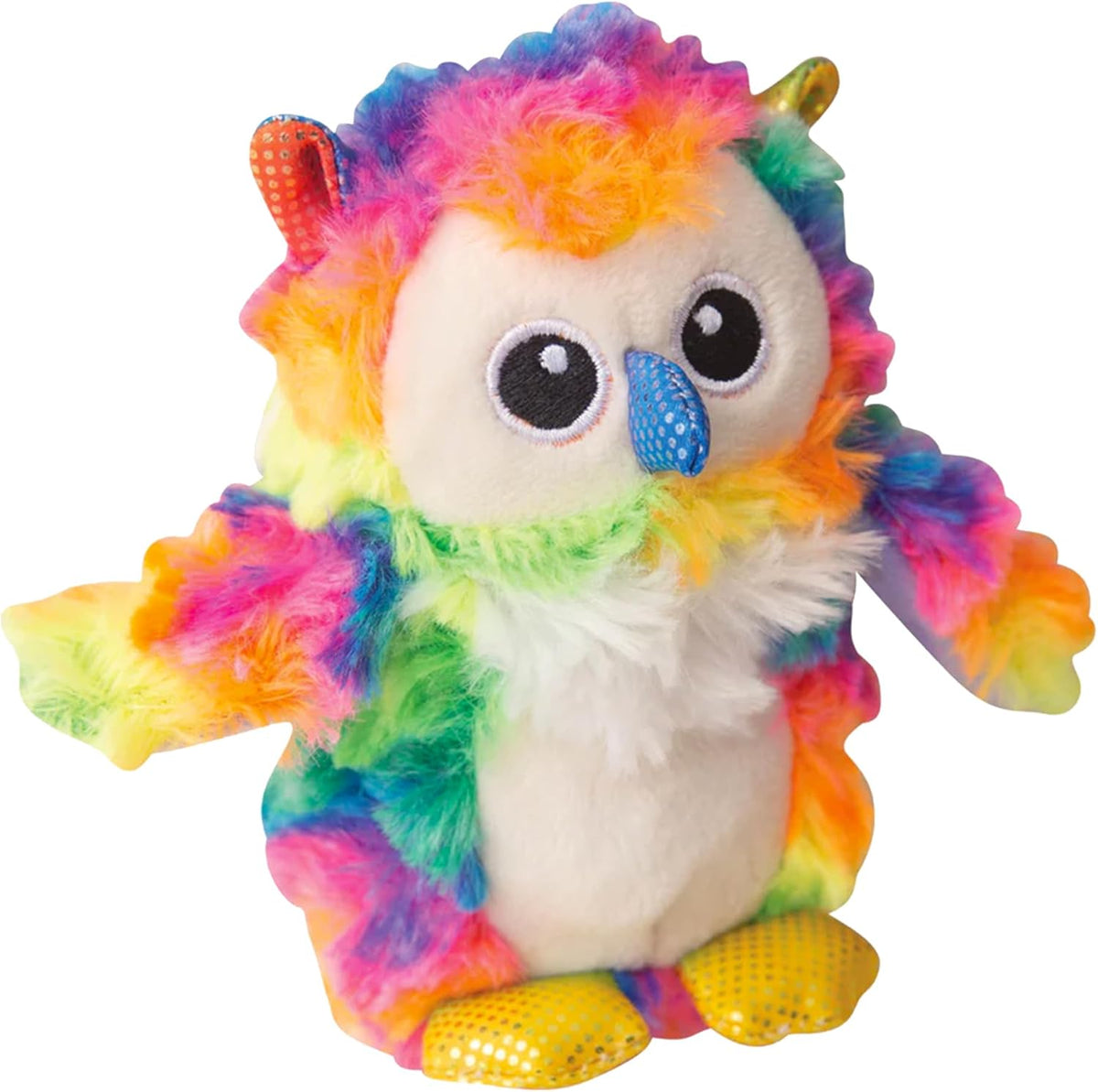 Snugarooz Baby Hootie The Owl Dog Toy Dog Toy with Repair Patch – Soft Plush for Engaging –Crinkle & Squeak – Endless Fun for Small Dogs and Puppies