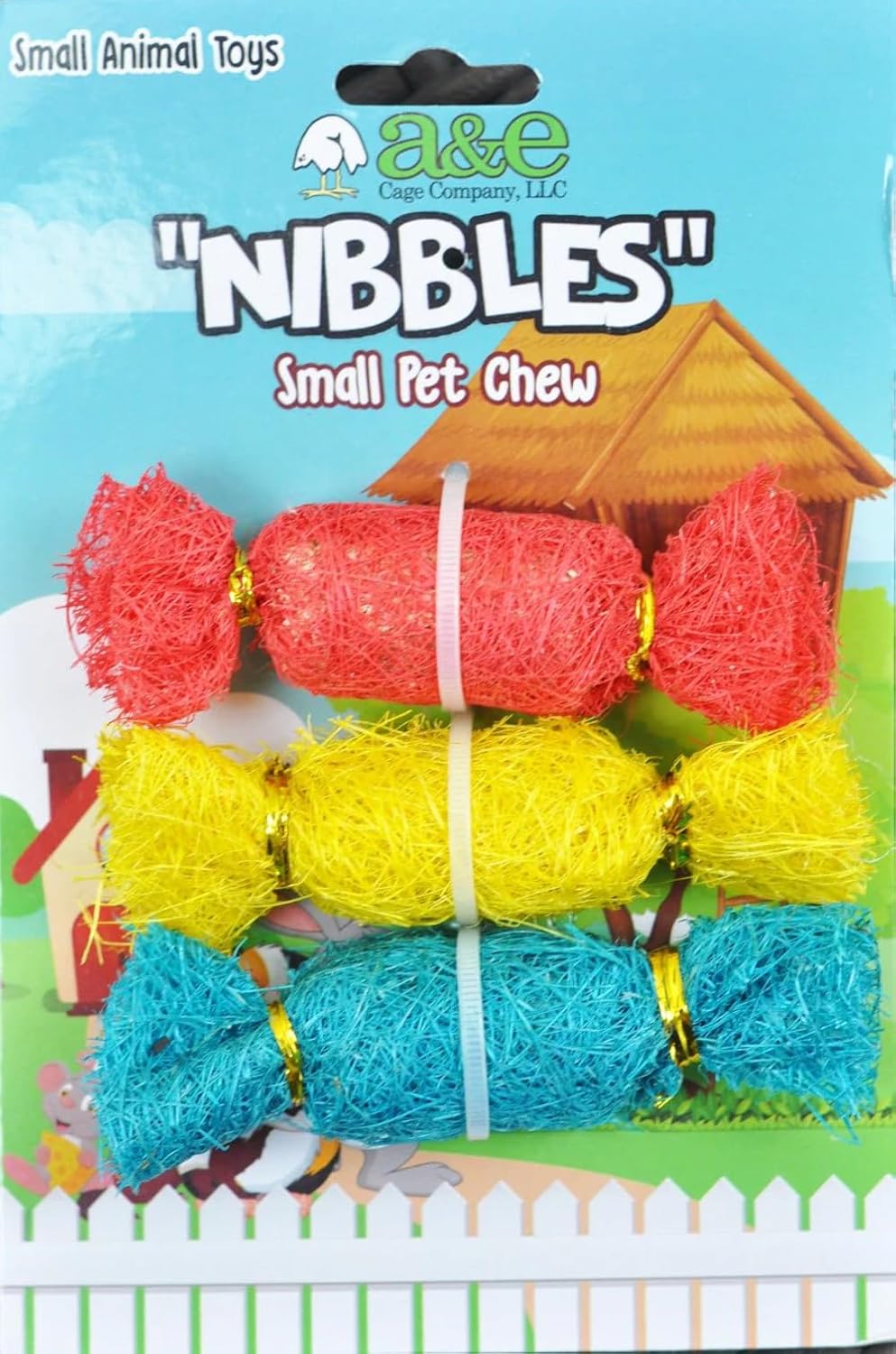 A&E Cage Company 52400968: Toy Loofah Candies