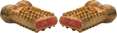 Nylabone Nubz Meaty Center Natural Edible Dog Chews Beef Flavor