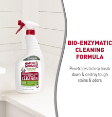 Nature's Miracle Small Animal Cage and Surface Cleaner, Bio-Enzymatic Cleaning Formula, Destroy Tough Stains and Odors, 24 Ounces