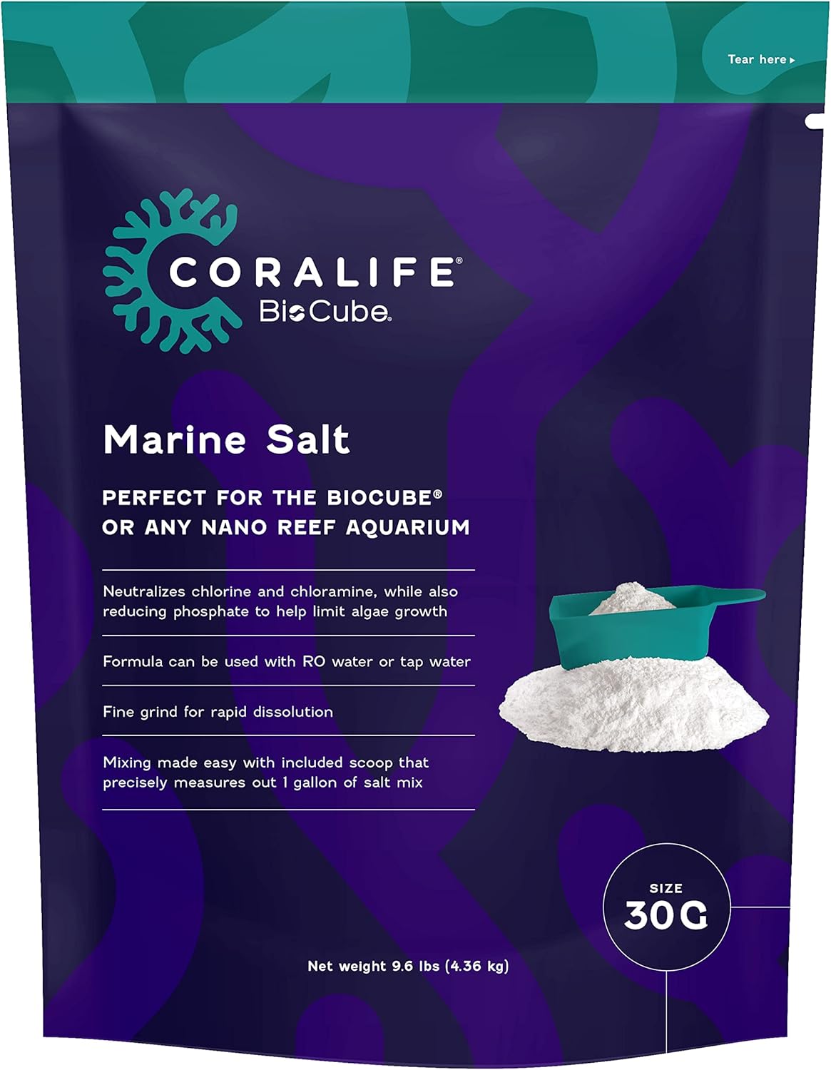 Coralife BioCube Aquarium Fish Tank Marine Salt