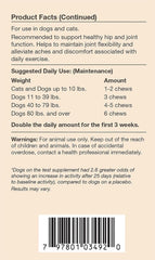 NaturVet 180-Count Clinically Tested ArthriSoothe-Gold Level 3 Advanced Joint Care Soft Chews for Dogs and Cats