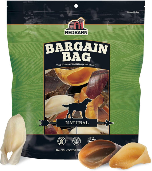 Redbarn Pet Products All-Natural Bargain Bag Variety Pack of Premium Dog Chews - Grain-Free Dental Treats for All Breeds- Made in USA with No Artificial Ingredients - 2 lb