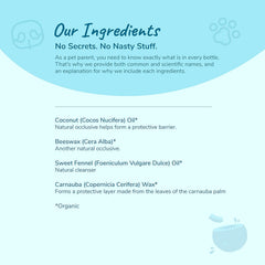 kin+kind Hot Spot Treatment for Dogs & Cats- Itch Relief, Skin Soothing and Healing Balm - Coconut Oil, Beeswax, Sweet Fennel Oil - All Natural - Made in USA