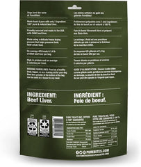 PureBites Freeze Dried Beef Liver Dog Treats