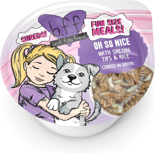 Weruva Best Fido Friend Fun Size Meals for Dogs, Oh So Nice 2.75-oz(Pack of 12)