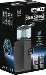 Sicce Shark Nano Protein Skimmer 150 up to 40 Gallon Saltwater Aquariums | Ultra Quiet Pump, Adjustable, Compact, Small Aquarium Marine Reef Tank