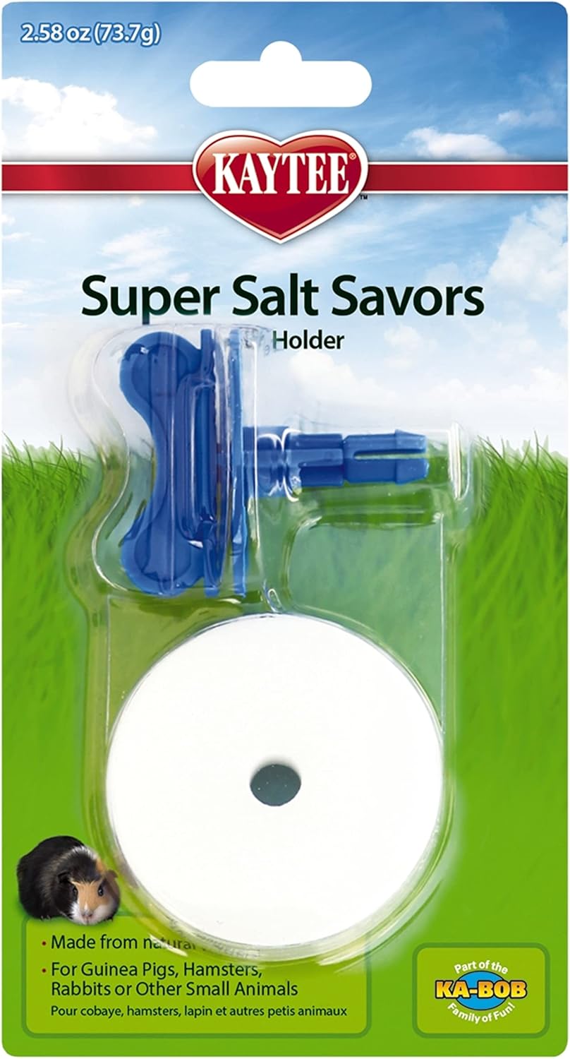 Kaytee Super Salt Savor For Pet Rabbits, Hamsters, Gerbils, Guinea Pigs and Other Small Animals