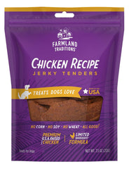 Farmland Traditions Chicken Recipe Jerky Tenders for Dogs