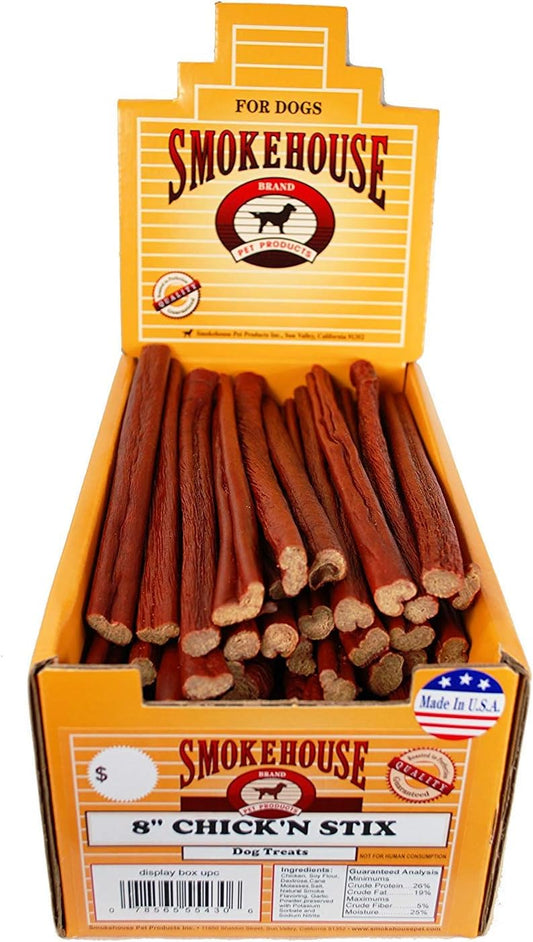 Smokehouse Chicken Stix Dog Treatss, 60 Count - 55430-6
