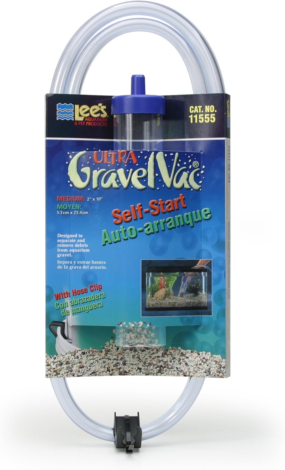 Lee's 11555 Ultra Gravel Vacuum Cleaner, 10"