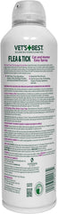 HERO PET Vet's Best Natural Flea & Tick Easy Spray for Cats – Natural Flea & Tick Prevention with Cotton Spice Scent – Plant-Based Cat Spray with Essential Oils – Gentle Pest Control Formula