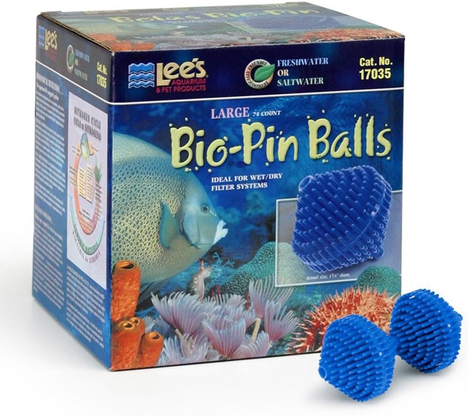 Lees Bio-Pin Ball for Wet/Dry Systems 74c