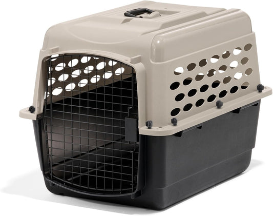 Petmate Vari Dog Kennel - Portable Crate for Pets - Airline-Friendly Pet Carrier - Durable Plastic Shell - For Home and Travel - Made in USA